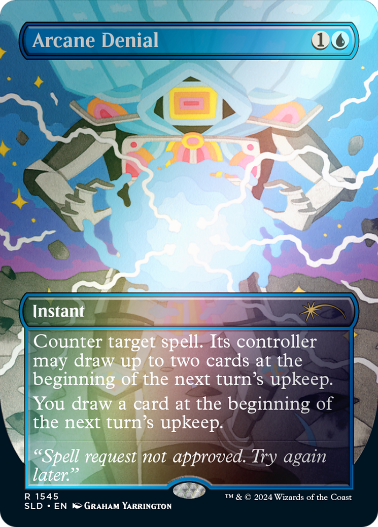 Image of Arcane Denial (Rainbow Foil) [Secret Lair Drop Series]