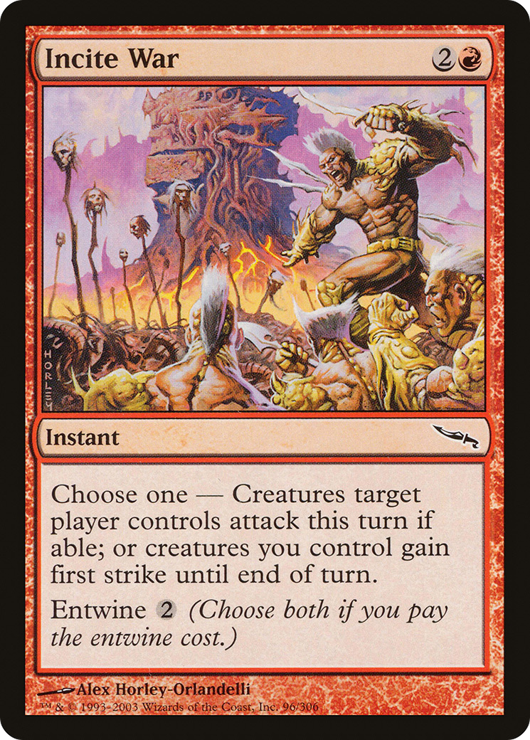 Image of Incite War [Mirrodin]