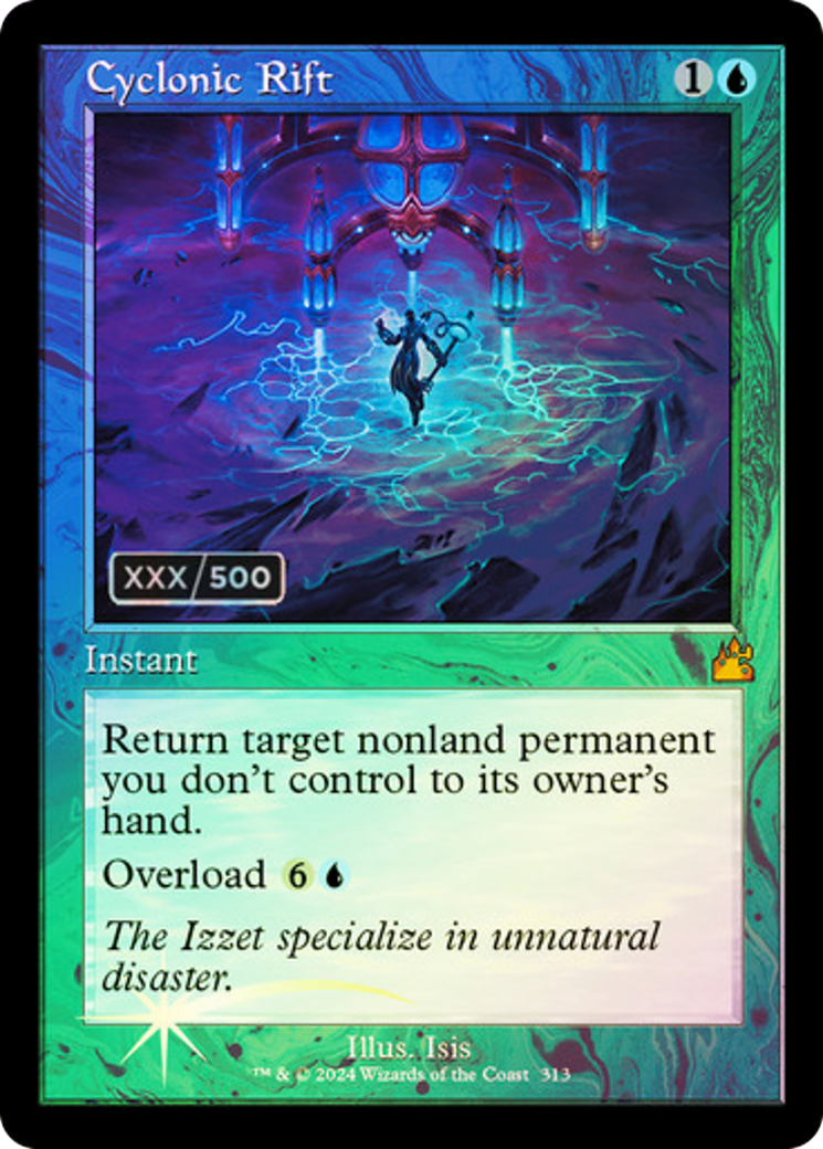 Image of Cyclonic Rift (Retro) (Serialized) [Ravnica Remastered]