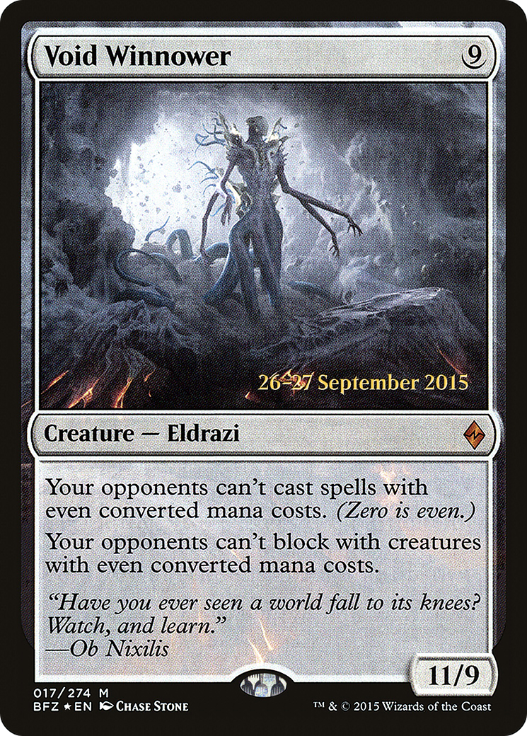 Image of Void Winnower [Battle for Zendikar Prerelease Promos]