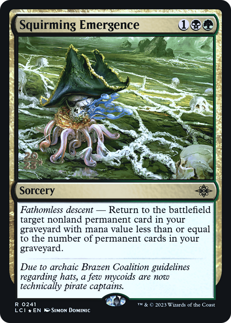 Image of Squirming Emergence [The Lost Caverns of Ixalan Prerelease Cards]