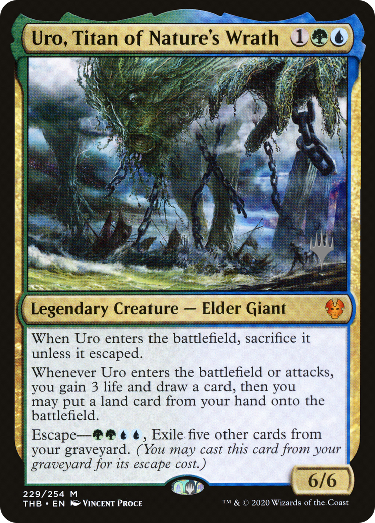 Image of Uro, Titan of Nature's Wrath (Promo Pack) [Theros Beyond Death Promos]