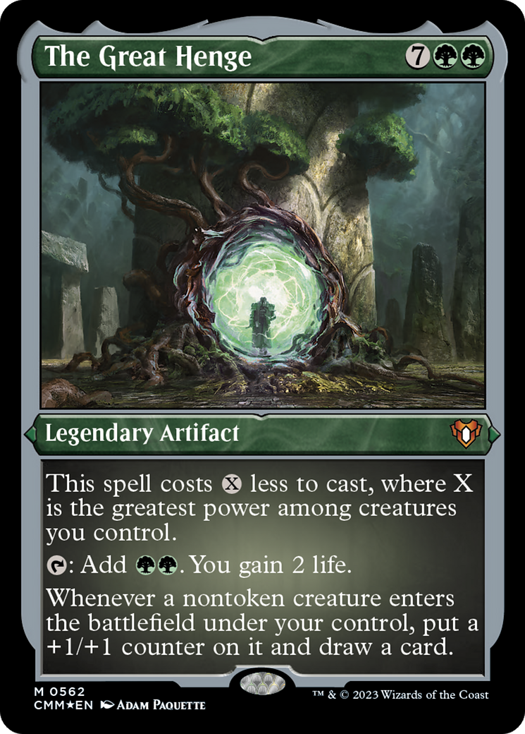 Image of The Great Henge (Foil Etched) [Commander Masters]