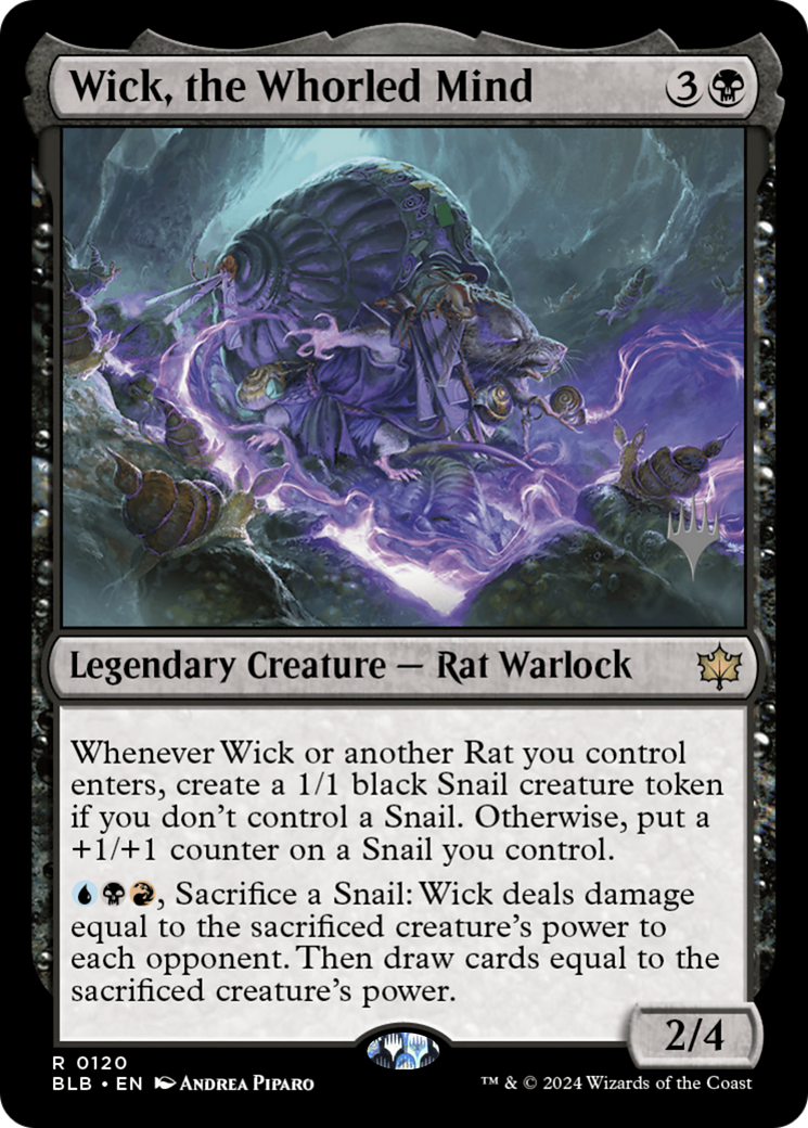 Image of Wick, the Whorled Mind (Promo Pack) [Bloomburrow Promos]
