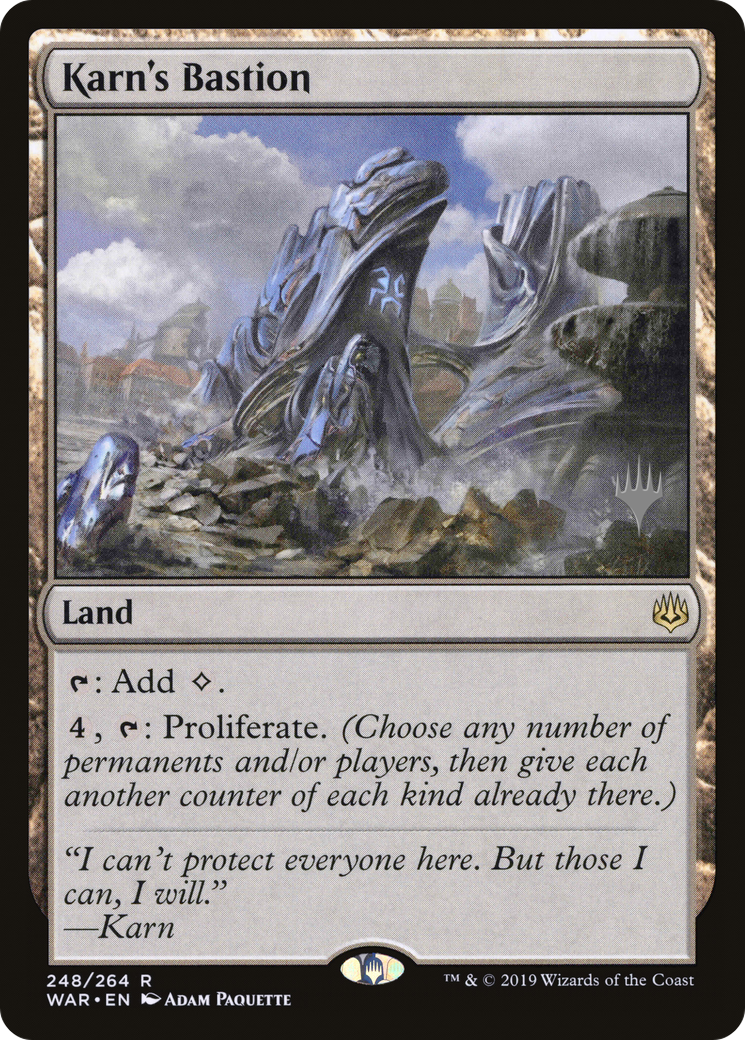 Image of Karn's Bastion (Promo Pack) [War of the Spark Promos]