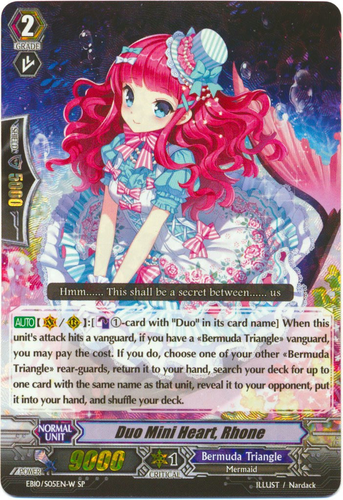 Image of Duo Mini Heart, Rhone (White) (EB10/S05EN-W) [Divas Duet]
