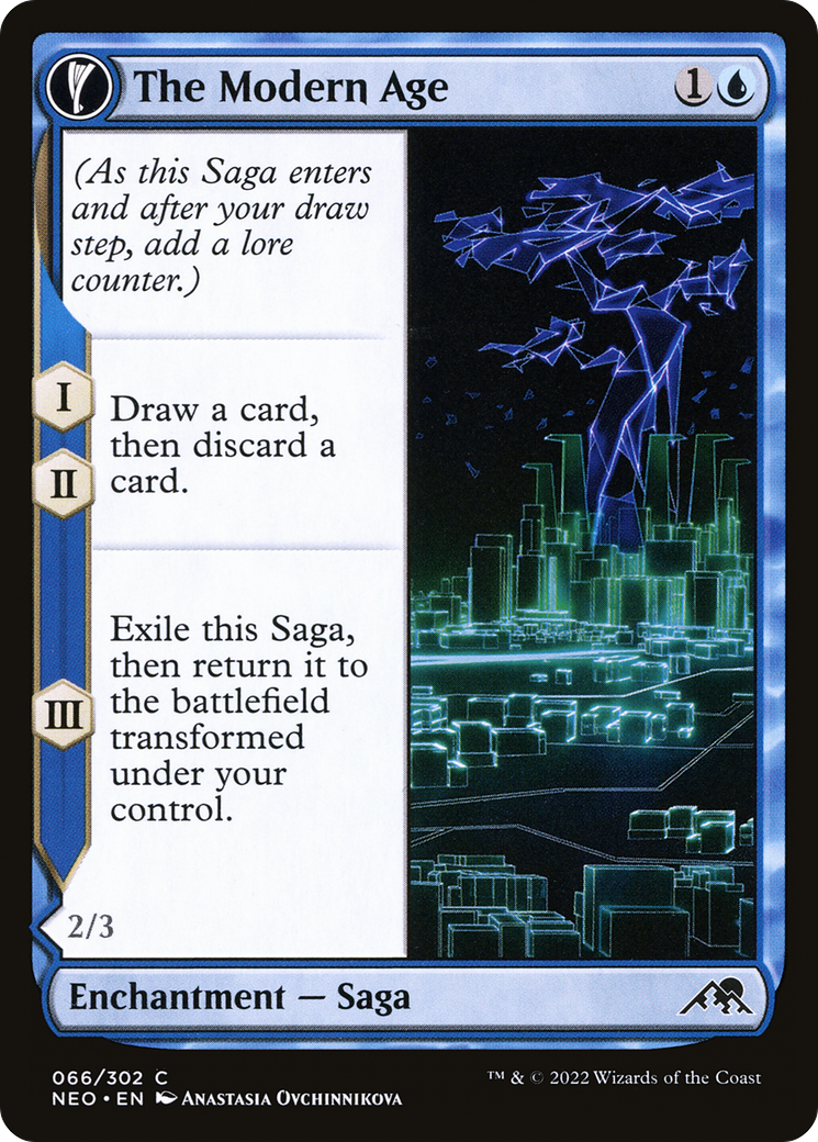 Image of The Modern Age // Vector Glider [Kamigawa: Neon Dynasty]