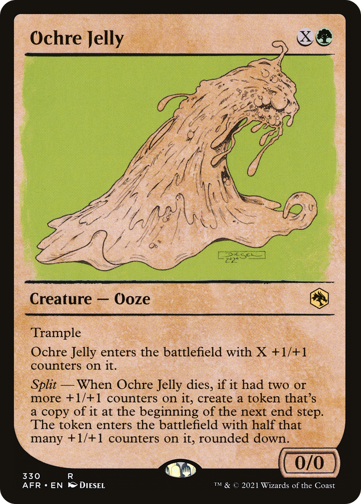 Image of Ochre Jelly (Showcase) [Dungeons & Dragons: Adventures in the Forgotten Realms]