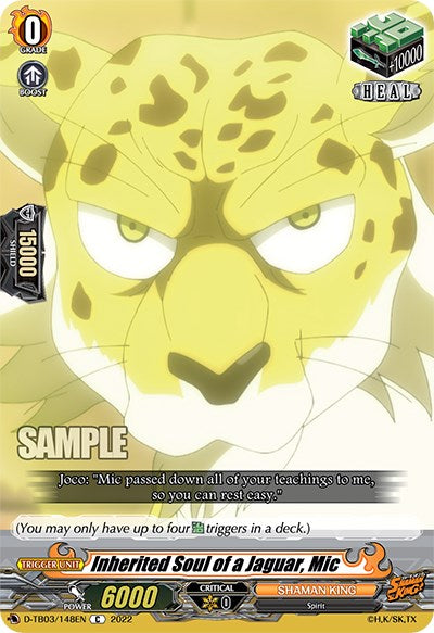 Image of Inherited Soul of a Jaguar, Mic (D-TB03/148EN) [Shaman King]