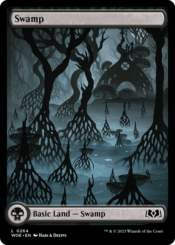 Image of Swamp (264) (Full-Art) [Wilds of Eldraine]