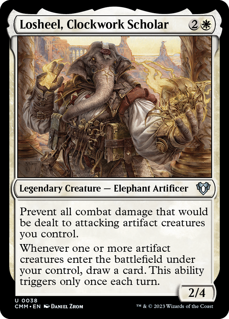 Image of Losheel, Clockwork Scholar [Commander Masters]