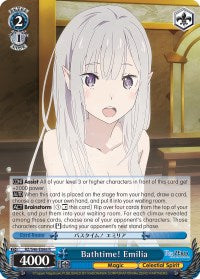 Image of Bathtime! Emilia (RZ/S46-E066 R) [Re:ZERO]