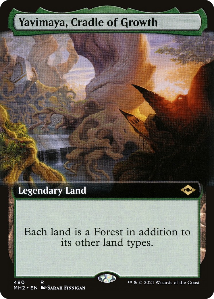 Image of Yavimaya, Cradle of Growth (Extended Art) [Modern Horizons 2]
