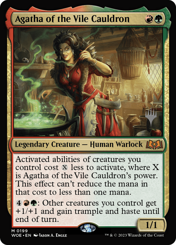 Image of Agatha of the Vile Cauldron (Promo Pack) [Wilds of Eldraine Promos]