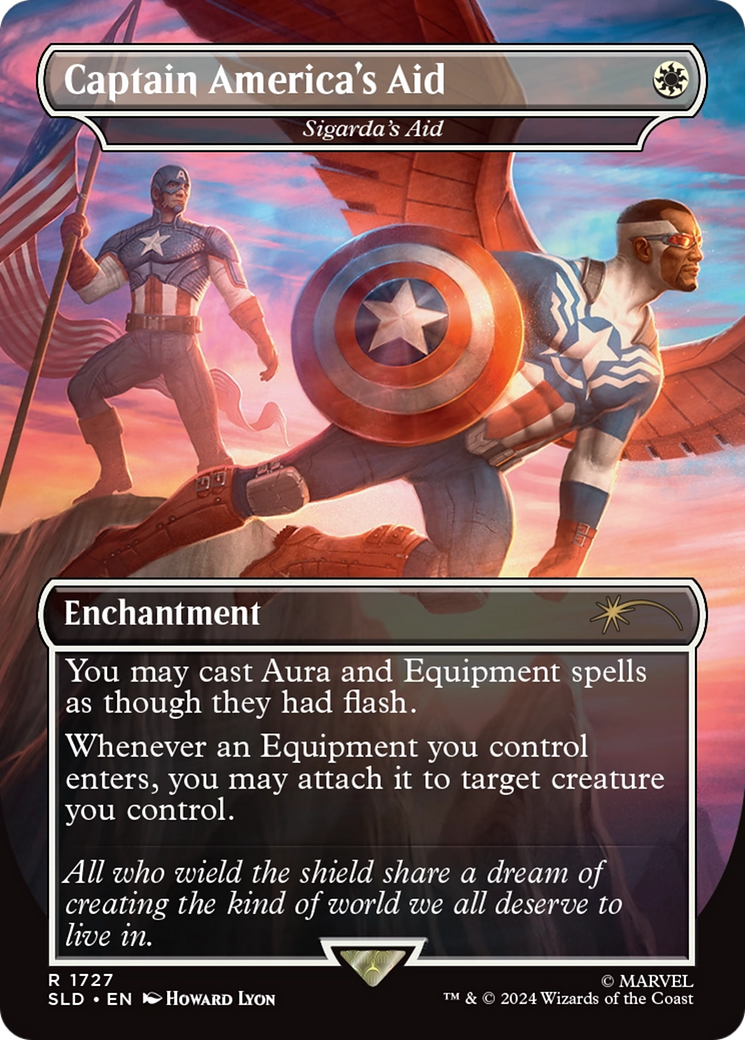 Image of Captain America's Aid - Sigarda's Aid [Secret Lair Drop Series]