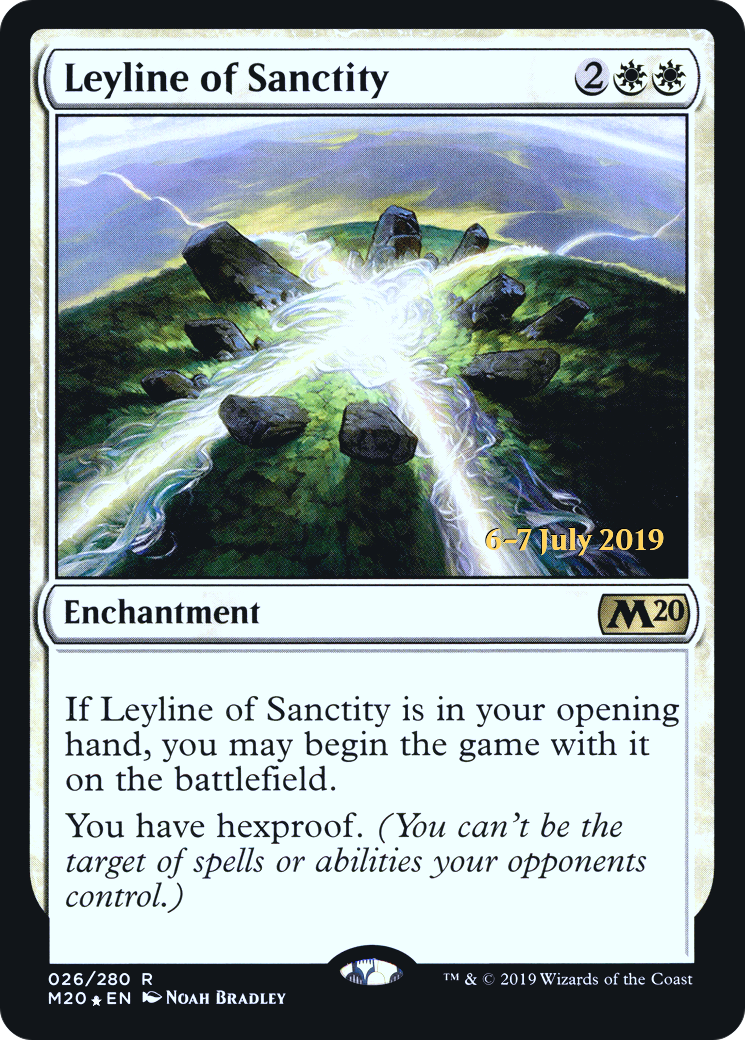 Image of Leyline of Sanctity [Core Set 2020 Prerelease Promos]