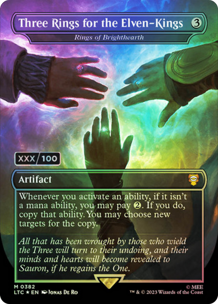 Image of Three Rings for the Elven-Kings - Rings of Brighthearth (Serialized) [The Lord of the Rings: Tales of Middle-Earth Commander]