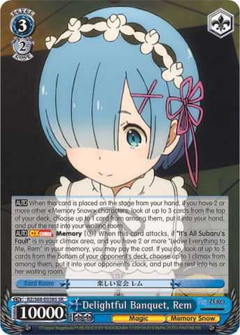 Delightful Banquet, Rem (RZ/S68-E058S SR) [Re:ZERO Memory Snow]