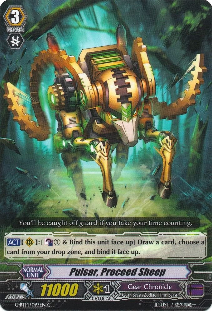 Image of Pulsar, Proceed Sheep (G-BT14/093EN) [Divine Dragon Apocrypha]