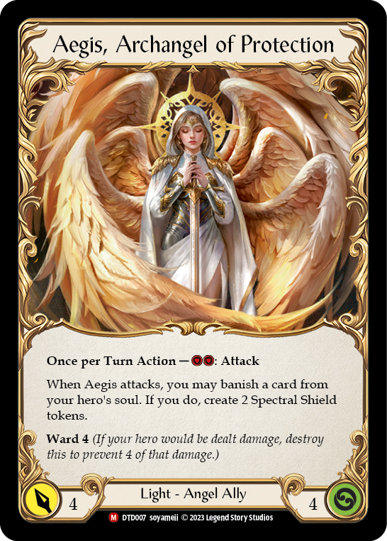 Image of Figment of Protection // Aegis, Archangel of Protection [DTD007] (Dusk Till Dawn)