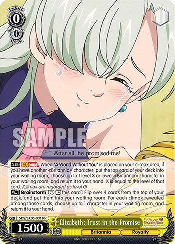 Image of Elizabeth: Trust in the Promise (Foil) [The Seven Deadly Sins: Revival of The Commandments]