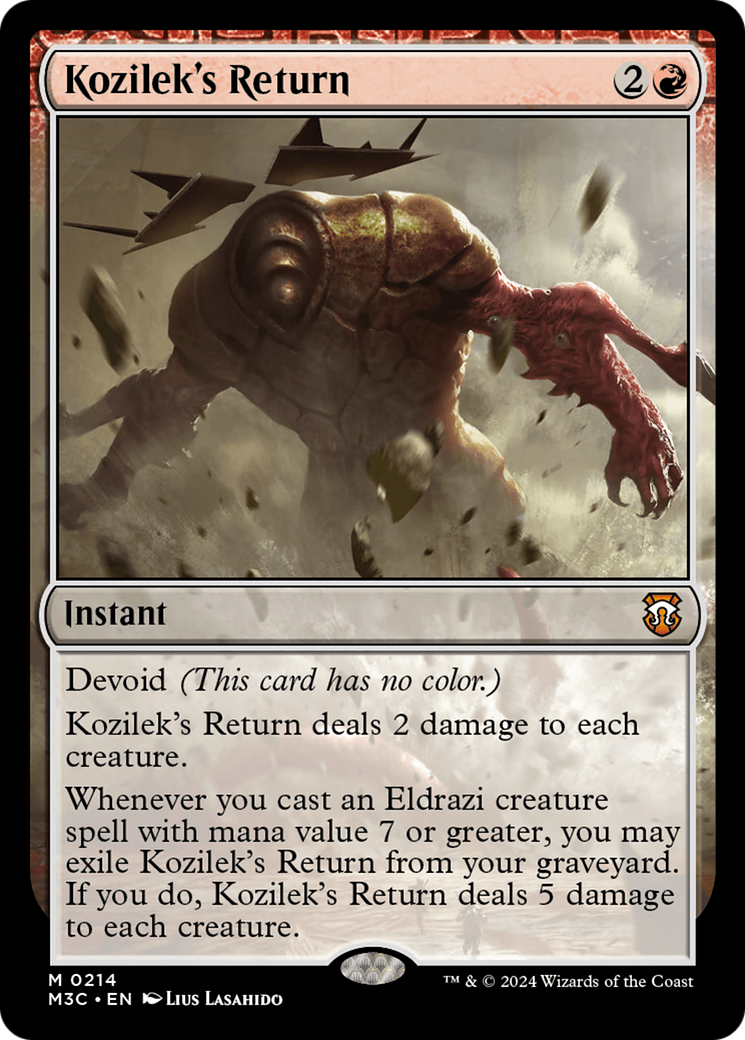 Image of Kozilek's Return [Modern Horizons 3 Commander]