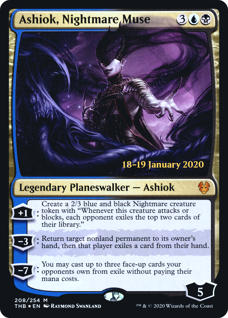 Image of Ashiok, Nightmare Muse [Theros Beyond Death Prerelease Promos]