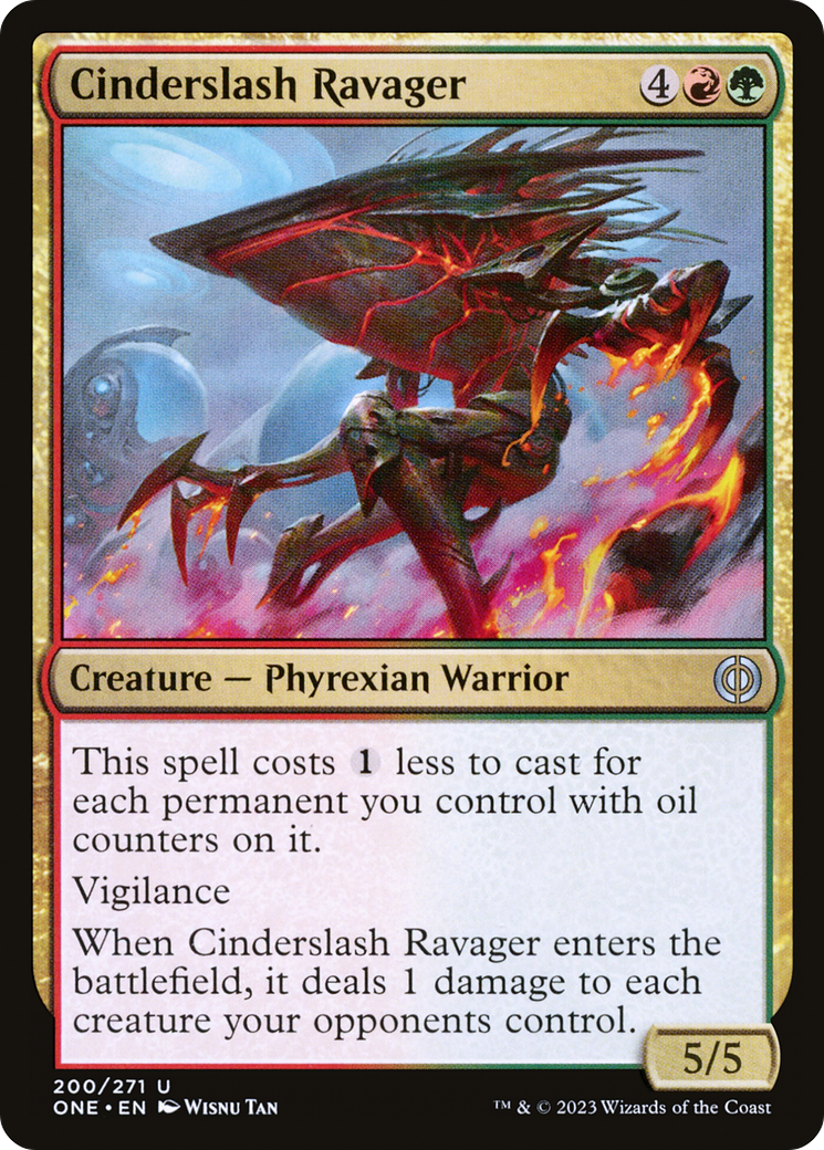 Image of Cinderslash Ravager [Phyrexia: All Will Be One]