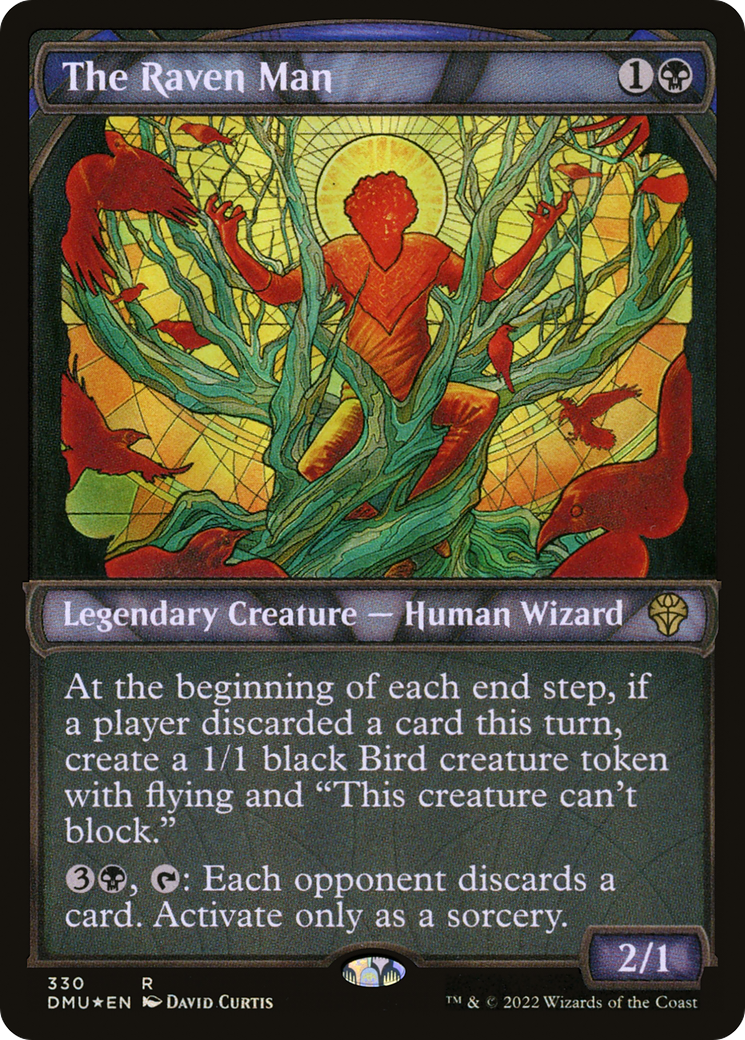 Image of The Raven Man (Showcase Textured) [Dominaria United]