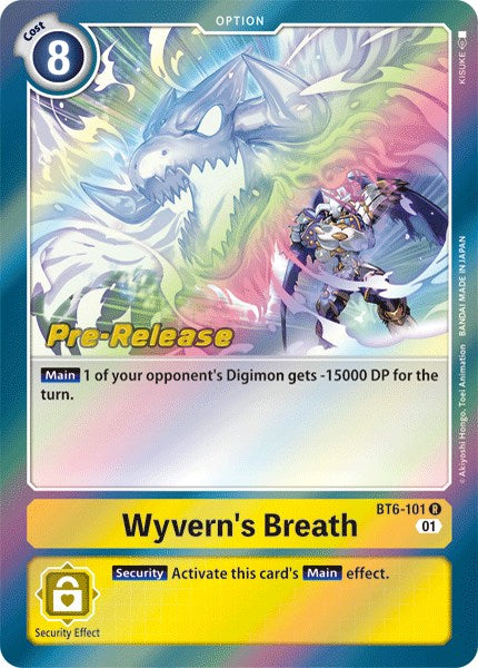 Image of Wyvern's Breath [BT6-101] [Double Diamond Pre-Release Cards]