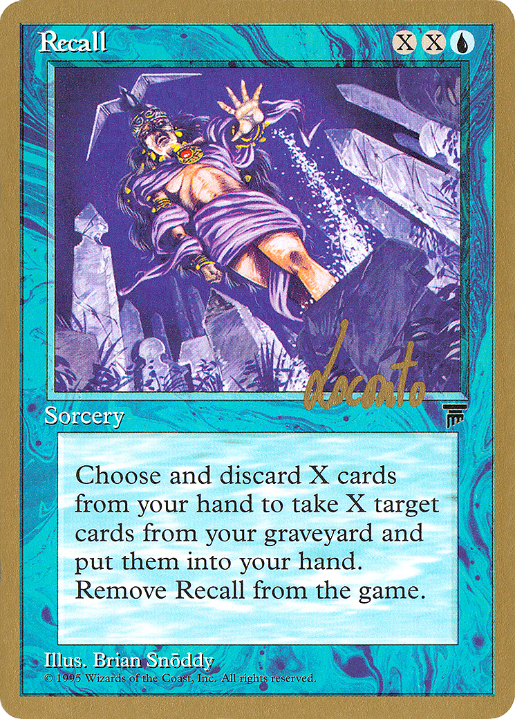 Image of Recall (Michael Loconto) [Pro Tour Collector Set]