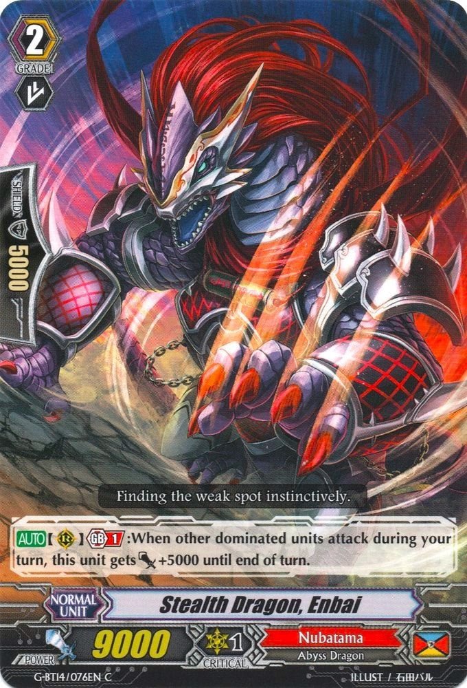Image of Stealth Dragon, Enbai (G-BT14/076EN) [Divine Dragon Apocrypha]