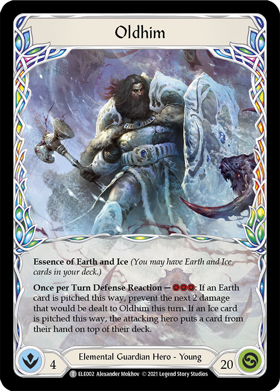 Image of Oldhim // Frostbite [ELE111] (Tales of Aria)  1st Edition Normal