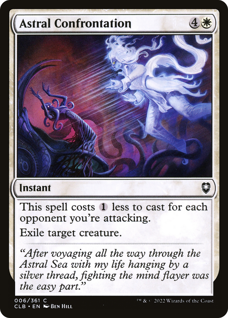 Image of Astral Confrontation [Commander Legends: Battle for Baldur's Gate]