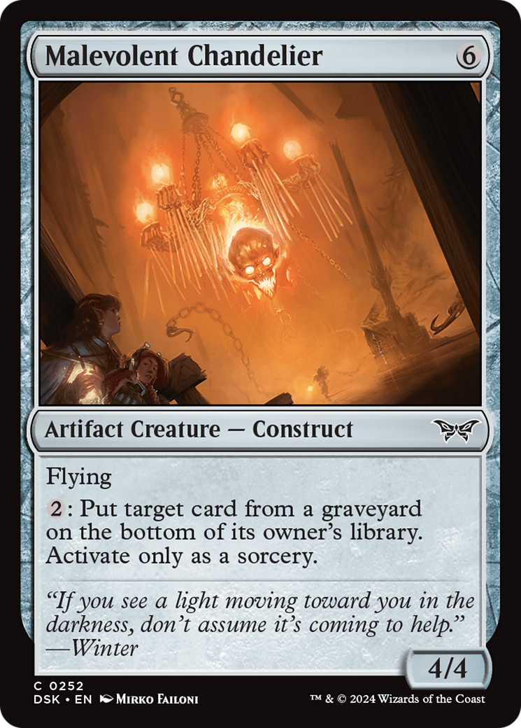 Image of Malevolent Chandelier [Duskmourn: House of Horror]