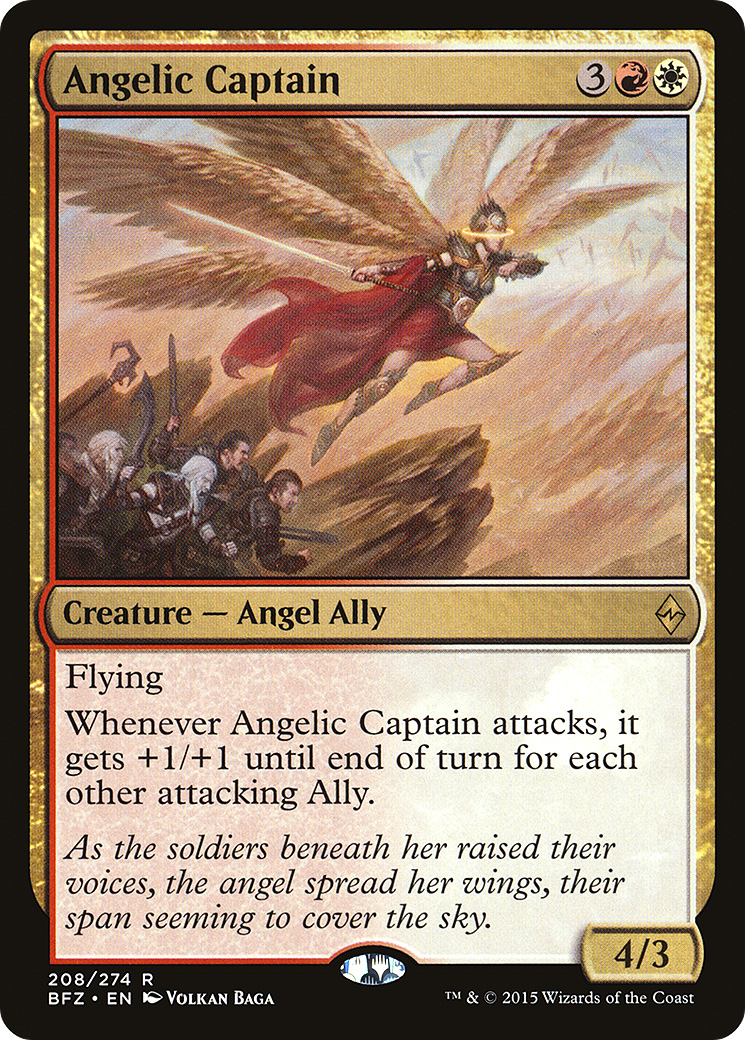 Image of Angelic Captain [Battle for Zendikar]