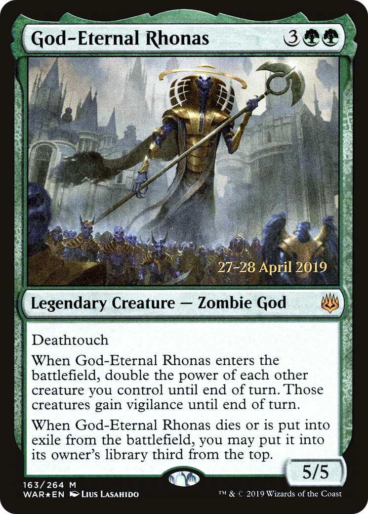 Image of God-Eternal Rhonas [War of the Spark Prerelease Promos]