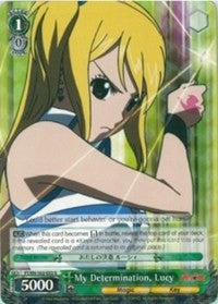 Image of My Determination, Lucy (FT/EN-S02-033 R) [Fairy Tail ver.E]