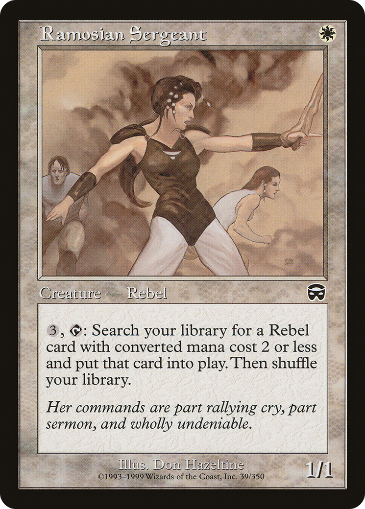 Image of Ramosian Sergeant [Mercadian Masques]