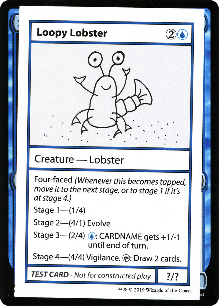 Image of Loopy Lobster (2021 Edition) [Mystery Booster Playtest Cards]