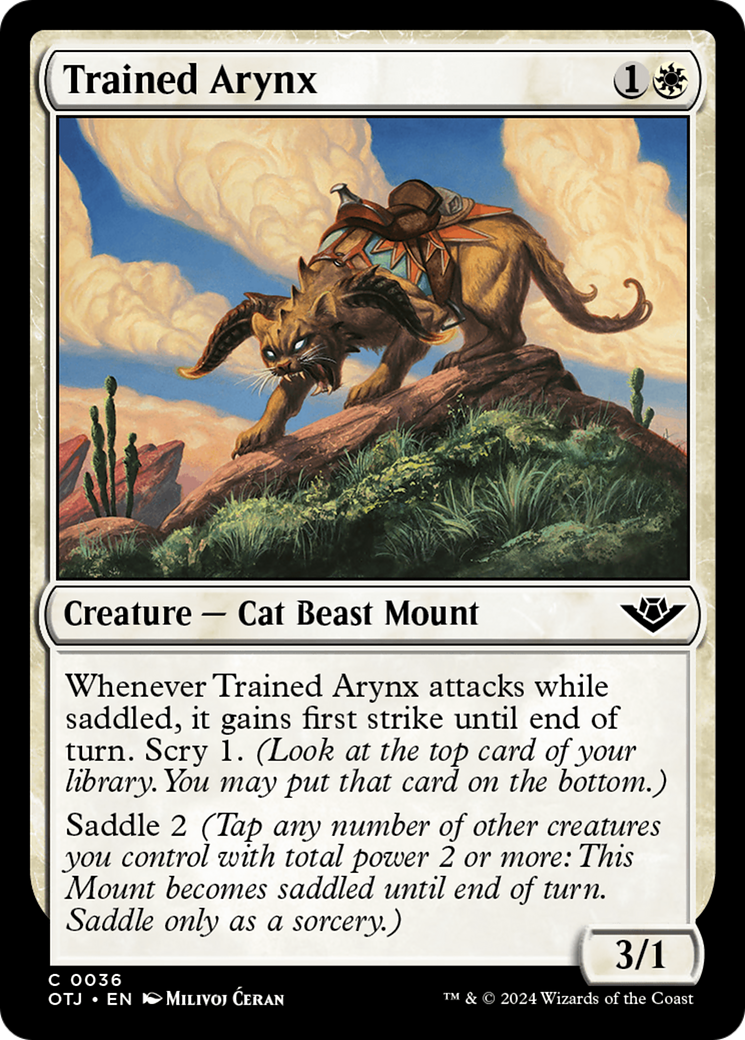 Image of Trained Arynx [Outlaws of Thunder Junction]