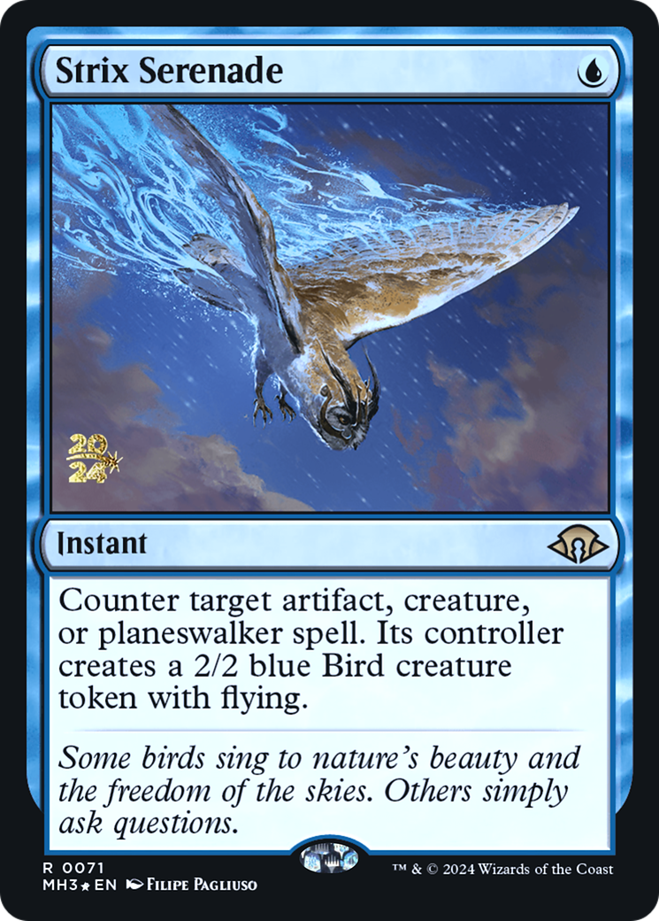 Image of Strix Serenade [Modern Horizons 3 Prerelease Promos]