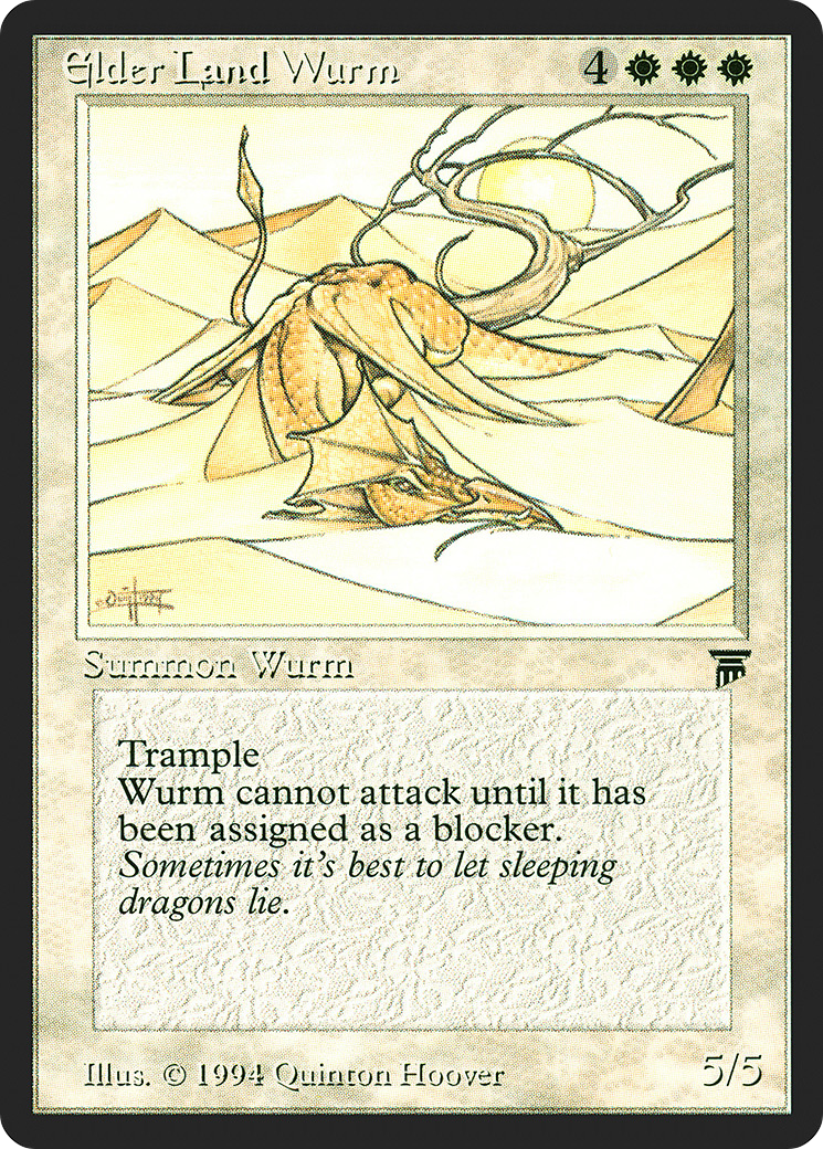 Image of Elder Land Wurm [Legends]