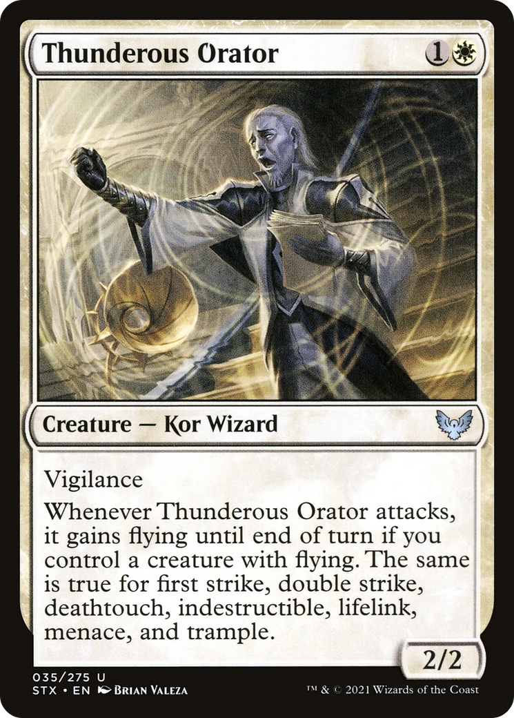 Image of Thunderous Orator [Strixhaven: School of Mages]