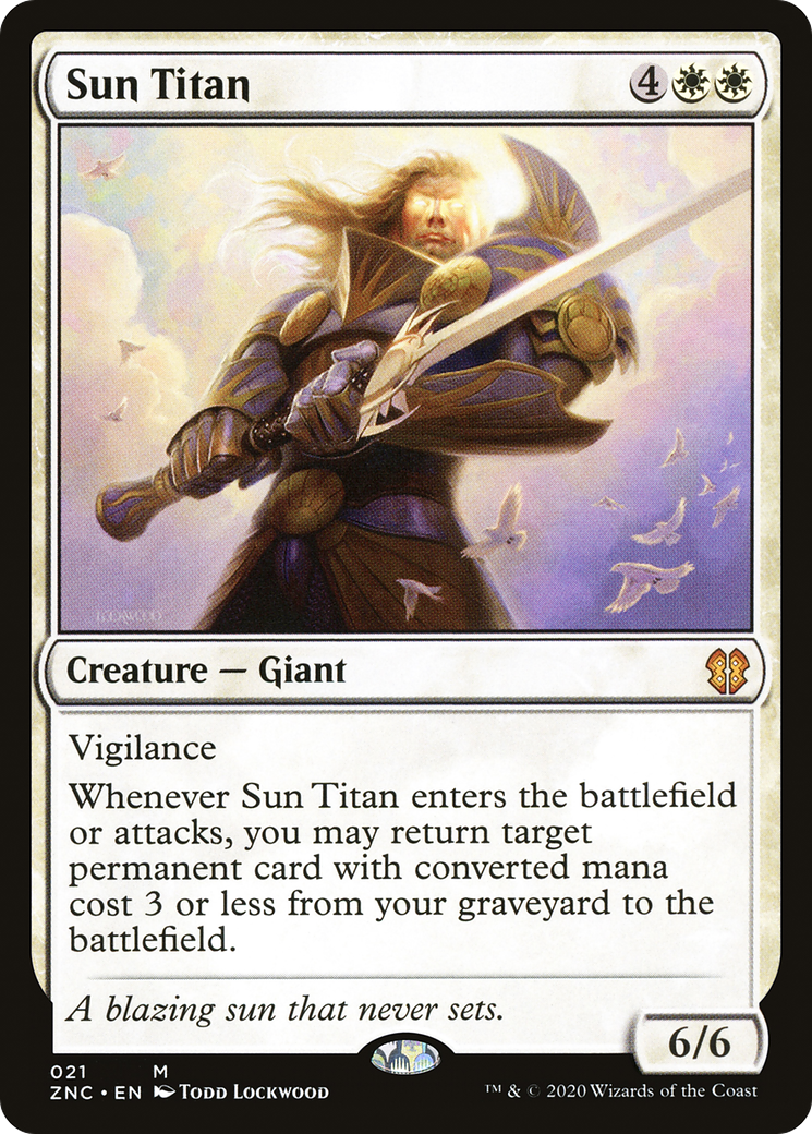 Image of Sun Titan [Zendikar Rising Commander]