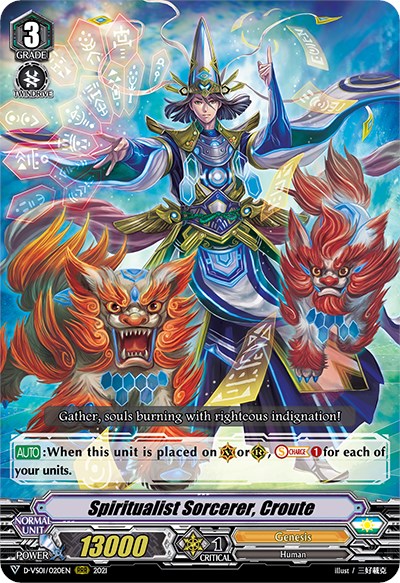 Image of Spiritualist Sorcerer, Croute (D-VS01/020EN) [V Clan Collection Vol.1]