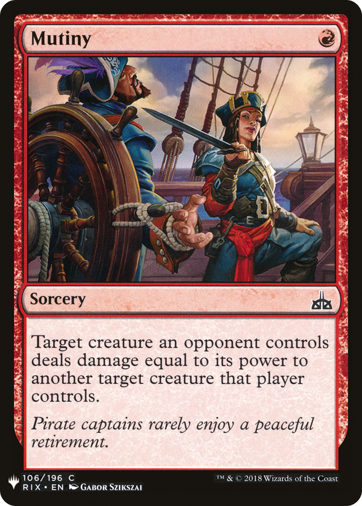 Image of Mutiny [Mystery Booster]