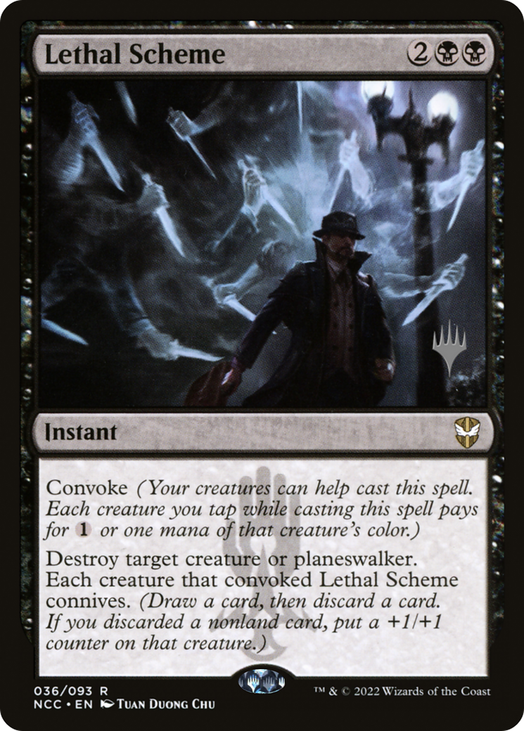 Image of Lethal Scheme (Promo Pack) [Streets of New Capenna Commander Promos]
