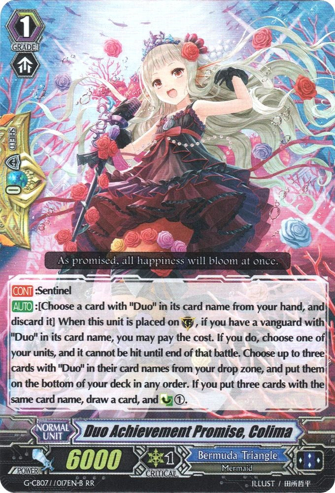 Image of Duo Achievement Promise, Colima (Black) (G-CB07/017EN-B) [Divas' Festa]