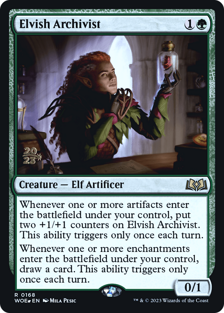 Image of Elvish Archivist [Wilds of Eldraine Prerelease Promos]